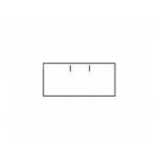 Etiket 37x19 wit afneembaar Etiket 37x19 wit afneembaar